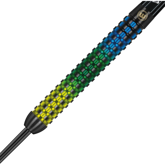 Дротики WINMAU Firestorm Steeltip 21 г, вольфрамові, комплект з оперенням і стрижнями, професійні