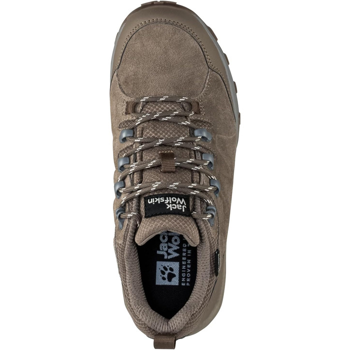 Жіночі трекінгові черевики Jack Wolfskin Refugio Texapore Low (35.5 EU, Chestnut)