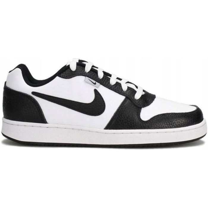 Кросівки Nike Ebernon Low Prem для баскетболу, 42.5 EU, білий/чорний/сірий вовк