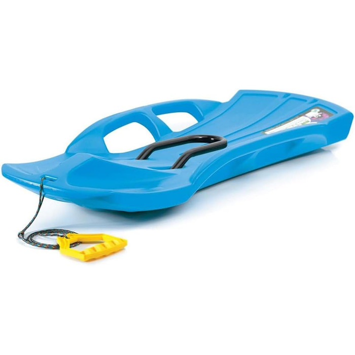 Дитячий санки-потяг SNOW TRAIN CONTROL з ручками, захистом та підставкою для ніг