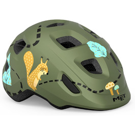 Дитячий велосипедний шолом MET Hooray, зелений, S/M (52-55 см), унісекс