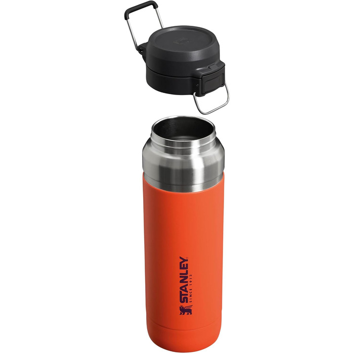 Термобутилка Stanley Quick Flip з нержавіючої сталі, 7+ годин холоду, BPA-free, герметична, для води, придатна для посудомийки