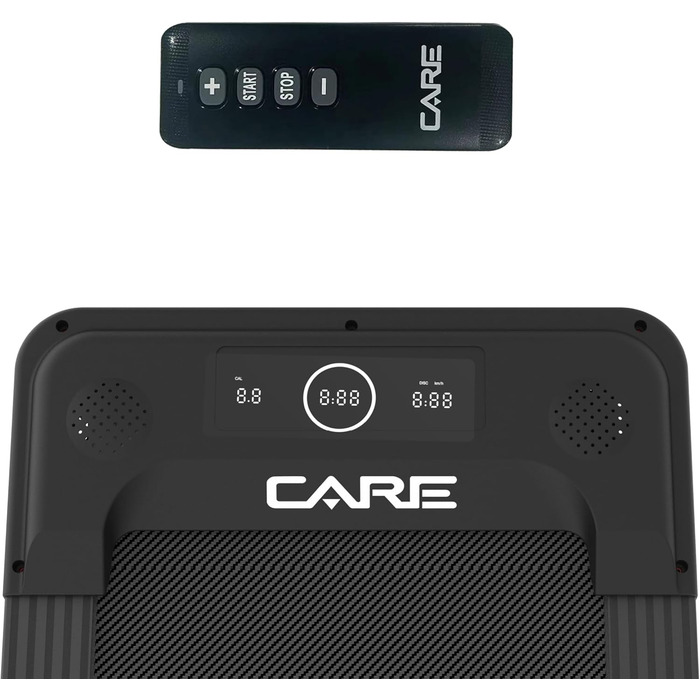 Біговий тренажер CARE FITNESS Jog 8: швидкість до 8 км/год, 4 функції, пульт ДК, комфорт та тихий мотор