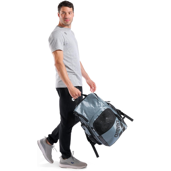 Рюкзак для плавання Arena One Go, спортивна сумка, середній розмір, колір шалфей, 46x38x23 см