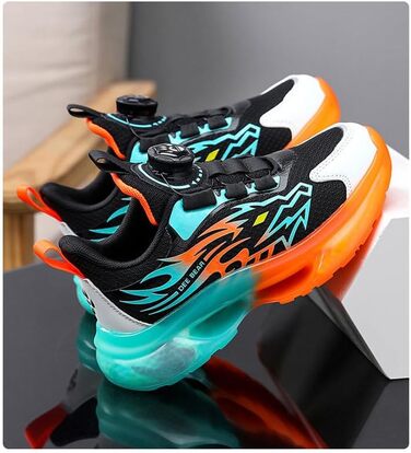 Дитячі баскетбольні кросівки Neu Kinder з шнурівкою-швенк, сітка, оранжевий колір, розмір 29-39