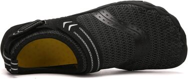 Водні черевики FANSU для дорослих, чорні, на липучці, для плавання та серфінгу, швидковисихаючі, антиковзаючі (36 EU)