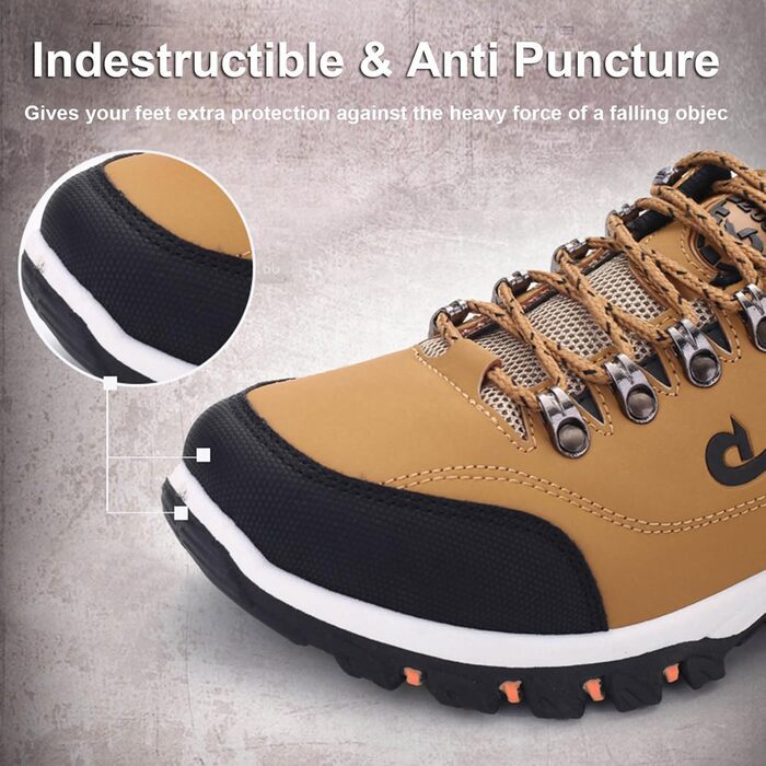 Водонепроникні туристичні черевики для хайкінгу, чорні, розмір 39 EU