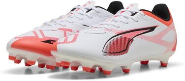 Жіночі футбольні бутси PUMA Ultra 5 Play FG/AG, 39 EU, білий/чорний/червоний