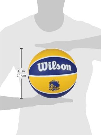 Баскетбольний м'яч Wilson NBA Team Tribute 7 Golden State Warriors, для дорослих, універсальний