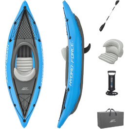 Надувний каяк Bestway Hydro-Force Cove Champion X1 275x81x45 см, комплект