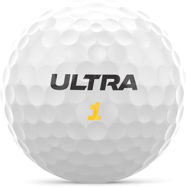 Гольф-м'ячі Wilson Ultra Distance, 2-шарові, 24 шт., білі