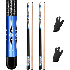 RAYNA GAMES: Більярдний кий для професійних гравців - якісний набір з канадського ахового дерева, з нержавіючою сталею, 58 дюймів, для дорослих