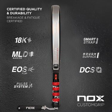 Падель ракетка Nox AT Genius Attack 18k Agustín Tapia 2024