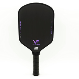 Ракетка для настільного тенісу Vatic Pro Prism з вуглецевим волокном, 16 мм, м'які стінки з інжекційним пінополіуретаном, включає захист для ручки (Flash)