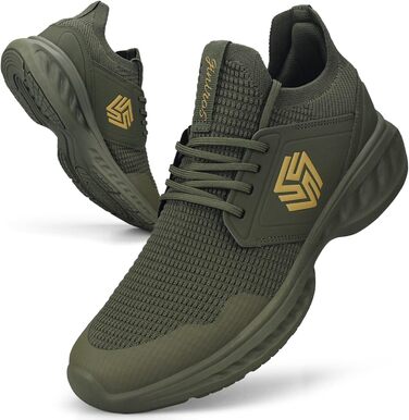 Кросівки для чоловіків: бігові, спортивні, тенісні, для занять фітнесом та прогулянок (44 EU, Зелений)