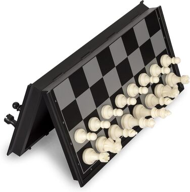 Набір для подорожей 2 в 1: шахи та шашки з магнітами - 31.8 см
