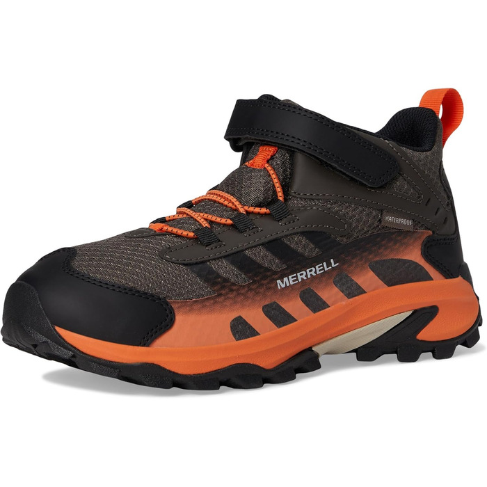 Черевики Merrell Moab Speed 2 Mid Waterproof з альтернативною застібкою (33 EU, Gunsmoke Orange)