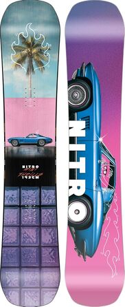 Дитяча сноуборд-дошка Nitro Mini Thrills 143 см, фристайл, твин-тип, для парку