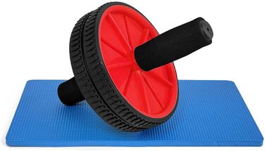 Обертове колесо для пресу OcioDual з ручкою, тренажер для дому, AB Wheel