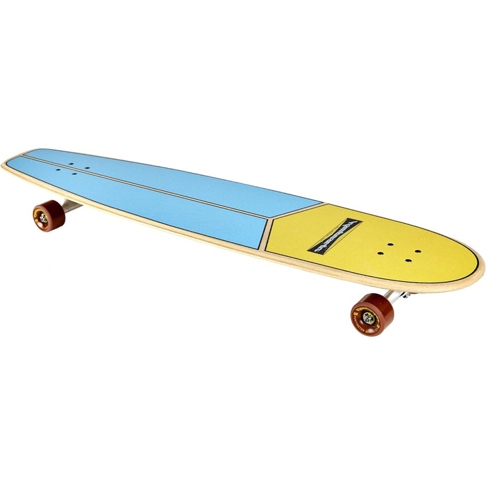 Hamboards Huntington Hop 'Sky Cream' – ручна робота, лонгборд для лендсерфінгу та круїзингу, ламінована береза і клен