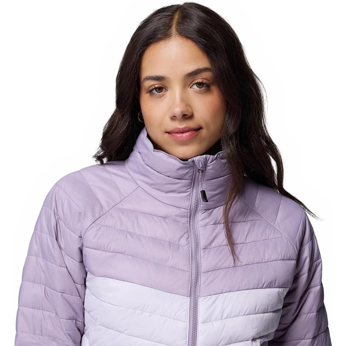 Жіноча куртка-пуховик Columbia Powder Pa Jacket, колір Lavender Pearl / Shale Purple, розмір L