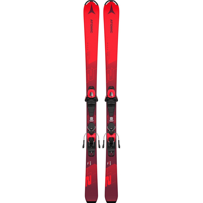 Гірські лижі ATOMIC REDSTER J2 130-150 см для дітей з кріпленнями L 6 GW 23/24, червоні