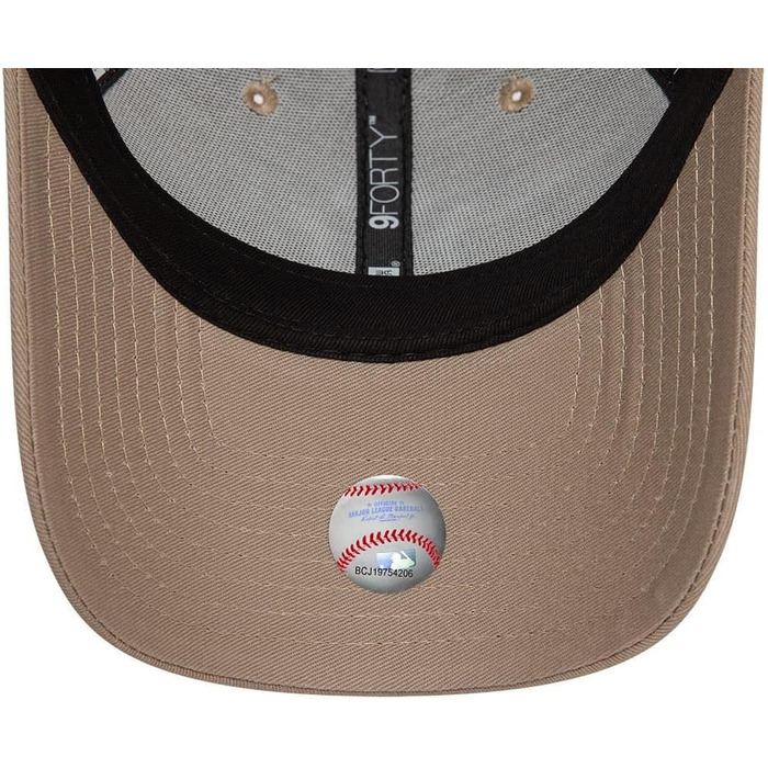 Кепка New Era New York Yankees MLB League Essential Hellbraun Weiß Verstellbare 9Forty - універсальний розмір