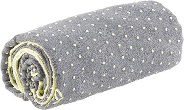 PEARL Sports Yogatuch: Рушник для йоги 2в1 з мікрофібри та підкладкою (сірий)