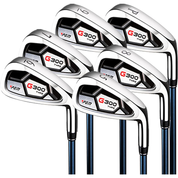 Набір гольф-клубів PGM для чоловіків – 9/12-ти частинний, драйвер Titan #1, міцні залізо, прощаючий паттер, для правшів та лівшів (9 гольф-клубів, графіт)