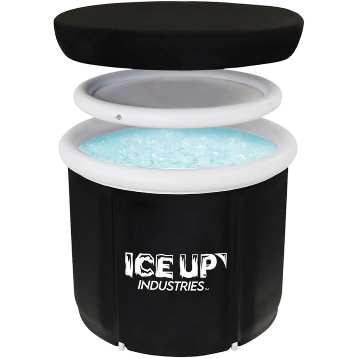 Електрична ванна для криотерапії - велика 95-літрова ванна для холодової терапії, портативна ванна для відновлення спортсменів, стабільна багатошарова криованна для спортсменів