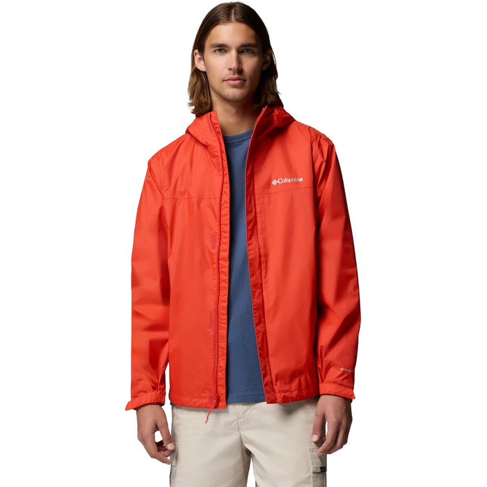 Чоловіча водонепроникна куртка Columbia Watertight II Rain Jacket, колір Super Sonic, розмір M