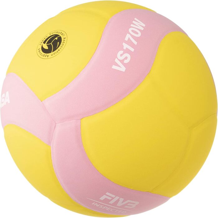 Волейбольний м'яч MIKASA VS170W-Y-P, розмір 5, рожевий
