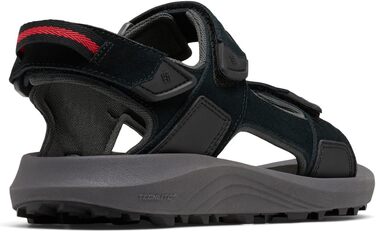 Columbia Trailstorm Hiker 3 Strap: Чоловічі трекінгові сандалі, чорно-сірі, 41 EU