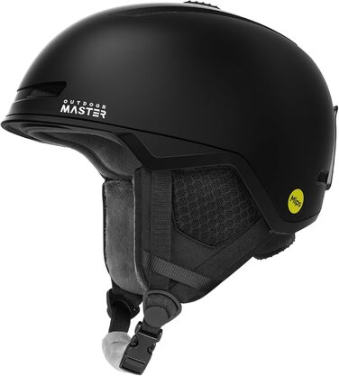 Гірськолижний шолом OutdoorMaster MIPS для чоловіків та жінок, сноуборд-шолом з вентиляцією, з полікарбонату та EPS, індивідуальна посадка