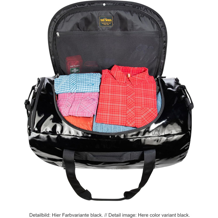 Водонепроникна туристична сумка-рюкзак Tatonka Barrel 110 літрів (Elemental Blue)