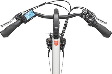Електровелосипед TELEFUNKEN RC825 28'' для жінок і чоловіків, міський, 250 Вт, 468 Вт·год, 7 швидкостей, запас ходу 100 км, передній мотор, літій-іонний акумулятор, дорожній сертифікат
