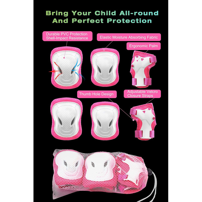 Дитячий велосипедний шолом XJD, рожевий, регульований, для велосипеда, скейтборда, скутера, ролера, 3-13 років, 55-58 см