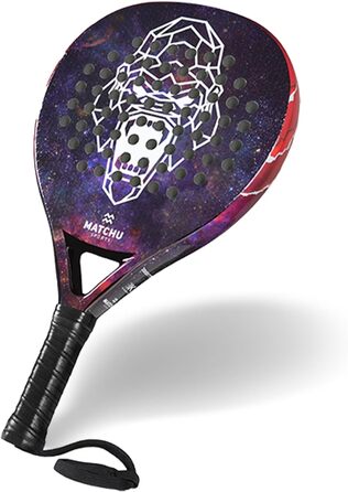 Падельна ракетка Matchu Gorilla 3K/18K карбон, EVA, 3D Grip, 47x3,8 см, 360 г, з чохлом, для початківців і профі