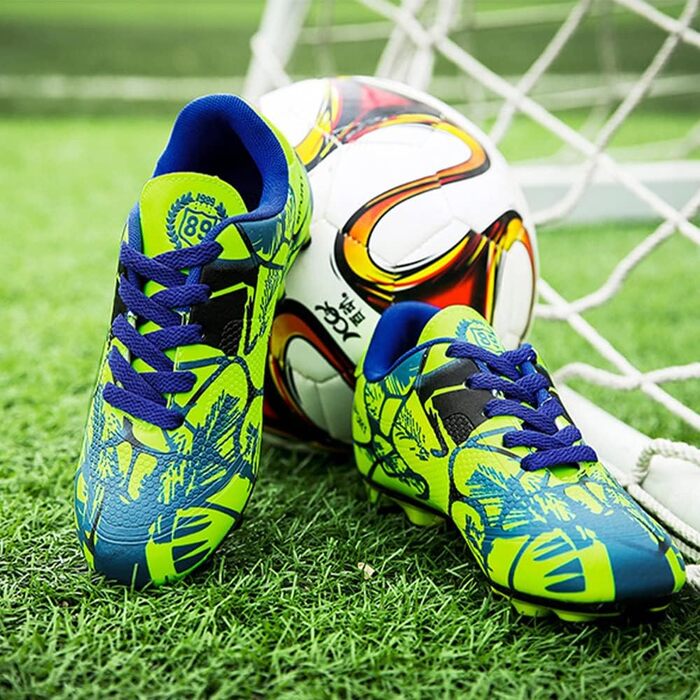 Дитячі футбольні бутси Low Top для хлопчиків, професійні, для тренувань, з шипами. Розмір 33 EU, зелені