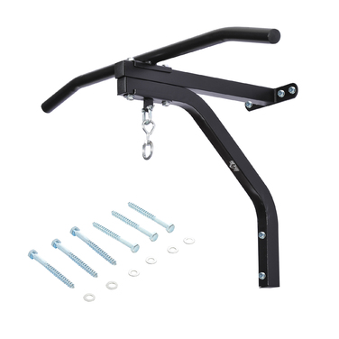 Кріплення для боксерського мішка HOMCOM - міцна настінна стійка для боксерського мішка/груші, сталева, чорна, 93 x 47 x 51 см