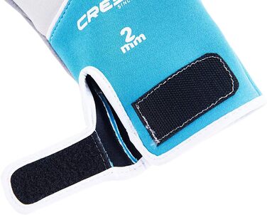 Рукавички для водного спорту Cressi Tropica Amara/Neopren 2 мм (Синій/Сірий, S)