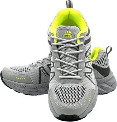 Легкі та дихаючі спортивні кросівки для чоловіків та жінок. Кросівки для бігу, сірі та зелені (38 EU)