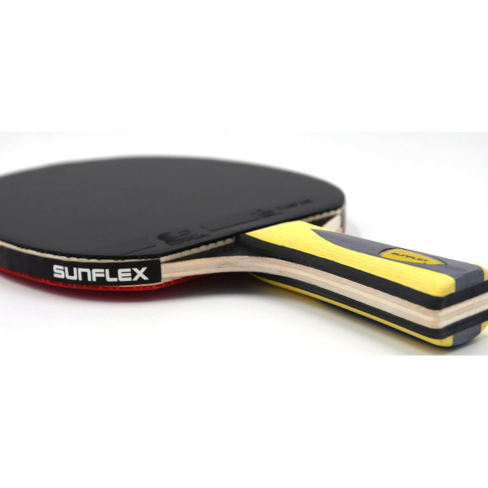 Набір для настільного тенісу sunflex Strike C35: 2 ракетки, чохол, 6 м’ячів, ITTF, для досвідчених гравців