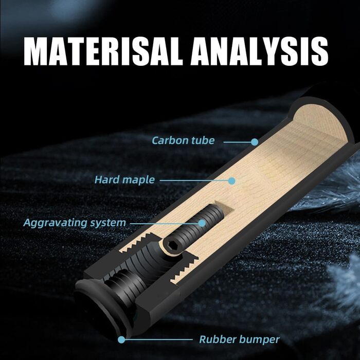 CRICAL Billardqueue з карбонового волокна, 12,5 мм наконечник, 147,3 см, професійний пул-стик для дорослих, повна карбонова технологія, низька деформація, комплект більярдних стиків