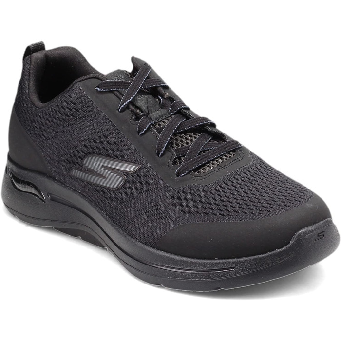 Чоловічі кросівки Skechers Go Walk Arch Fit Idyllic, чорні, розмір 47.5 EU, X-широкі