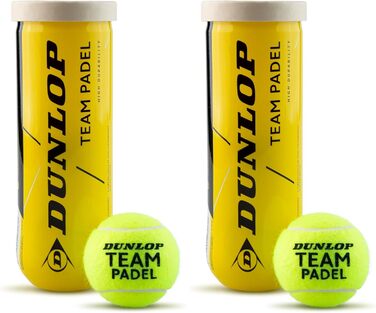 Набір тенісних м'ячів Dunlop Team (3 м'ячі, жовті)