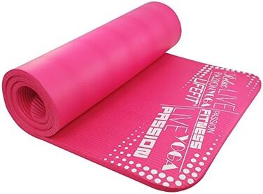 Килимок для йоги LIFEFIT EXLUZIV PLUS рожевий
