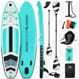 SUP Board AUKAI PRO 320см | Надувний SUP Борд 2в1 з сидінням для каяка | Комплект | Гарантія 5 років | Аксесуари: камера, насос, сидіння