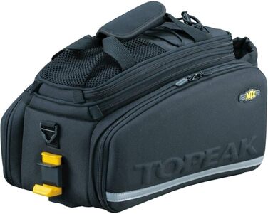 Велосумка TOPEAK MTX 2.0 TrunkBag DXP, водонепроникна, з розширюваними боковинами, для багажників MTX QuickTrack 2.0, чорна