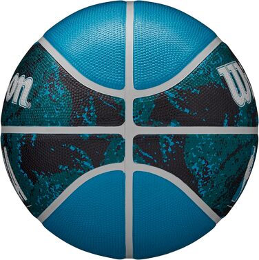 Баскетбольний м'яч Wilson №7, унісекс, чорний/синій